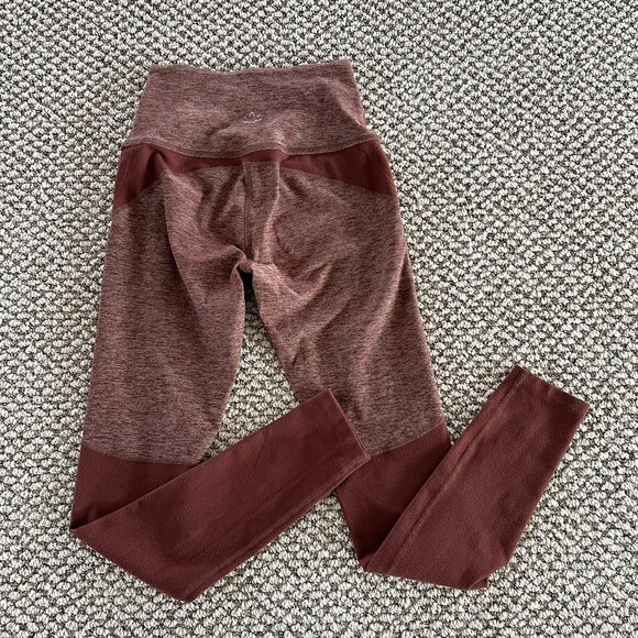 Beyond Yoga Space Dye Colorblock Leggings, Rust Small - Picture 6 of 7